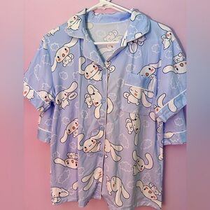 Cinnamoroll Cartoon Character Women’s Pajamas NWOT M